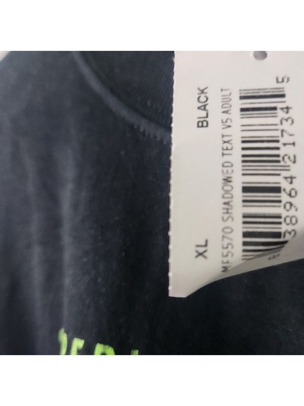 NWT Rhode Island L/S Cotton Shadow Text T-Shirt sz XL - Picture 5 of 6